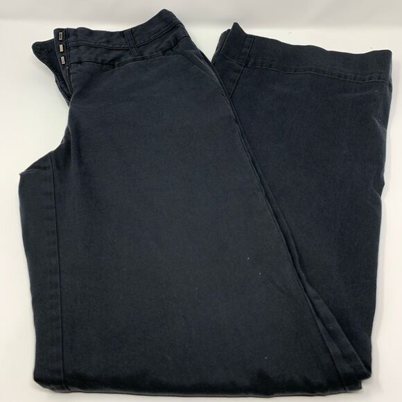 Ricki’s Black Slacks Dress Pants Flared - Picture 1 of 4